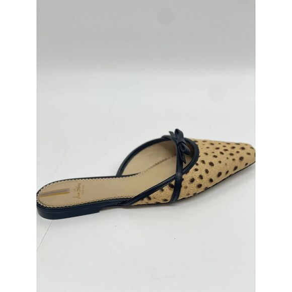 Sam Edelman Women's Carol Bow Tie Mules - Tan Cheetah 7M - Picture 2 of 7